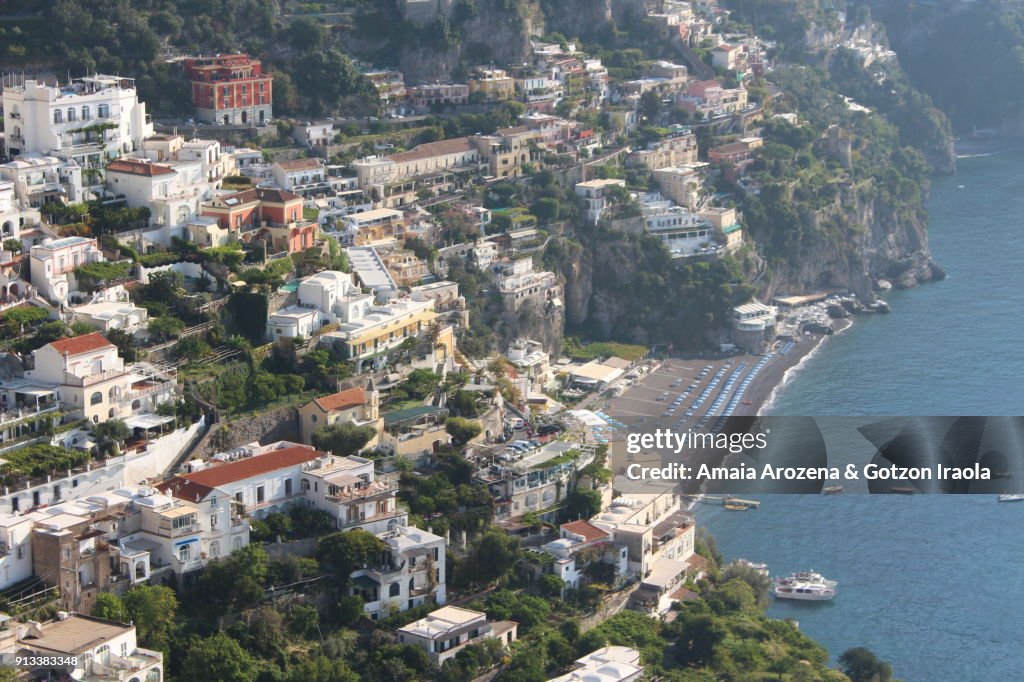 View of Positano. The Amalfi Coast, Campania, Italy