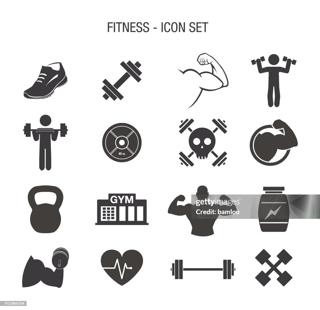 Fitness-Icon-Set