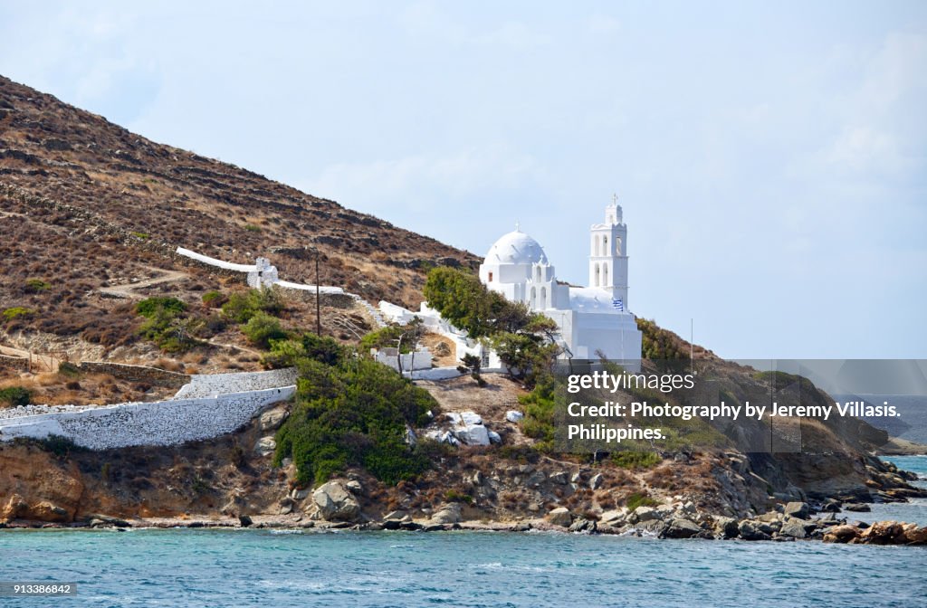 Agia Irini Church in Ios, Greece