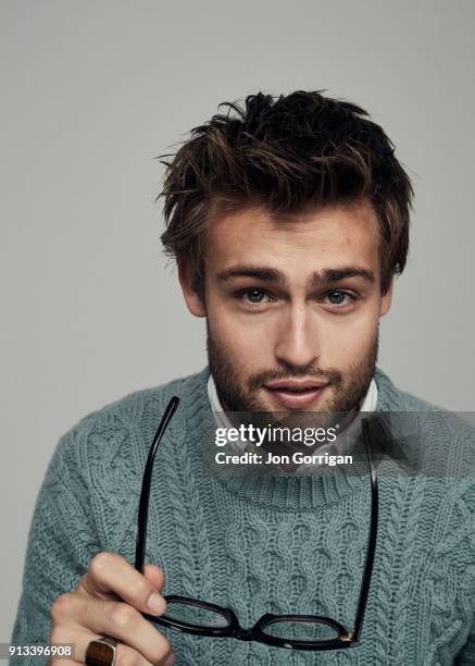 The actor Douglas Booth is photographed for Jackal magazine on August 7, 2017 in London, England.