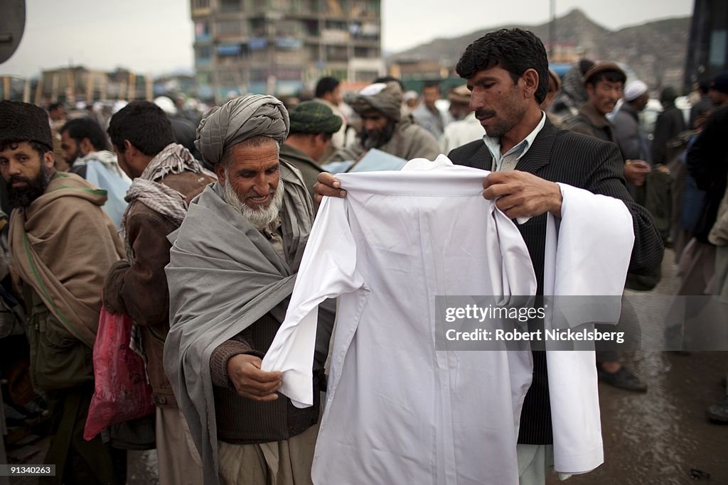 Downtown Market District in Kabul