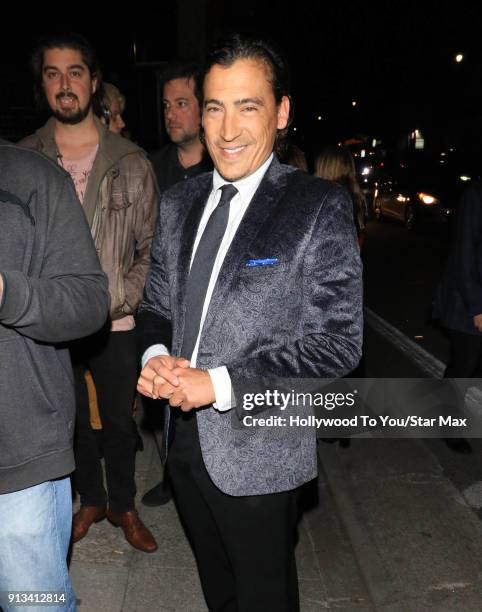 Andrew Keegan is seen on February 1, 2018 in Los Angeles, California.