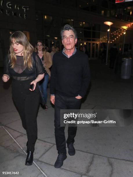 Peter Gallagher is seen on February 01, 2018 in Los Angeles, California.