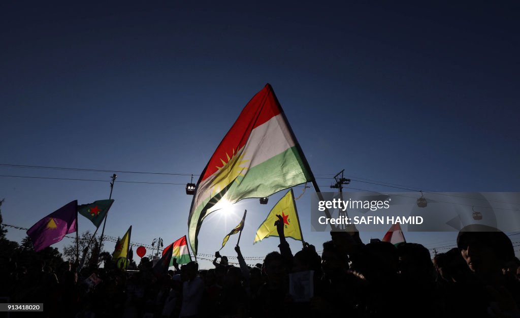 TOPSHOT-IRAQ-TURKEY-SYRIA-CONFLICT-KURDS