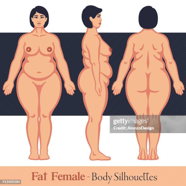 ilustraciones, imágenes clip art, dibujos animados e iconos de stock de cuerpo de la mujer gorda - big bums