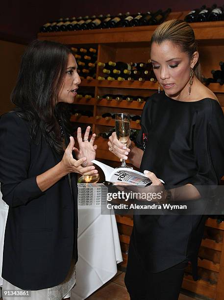Rory Tahari and Michael Michele at Lists for Life by Rory Tahari book party hosted by Gigi Levangie Grazer at Il Sole on October 1, 2009 in West...