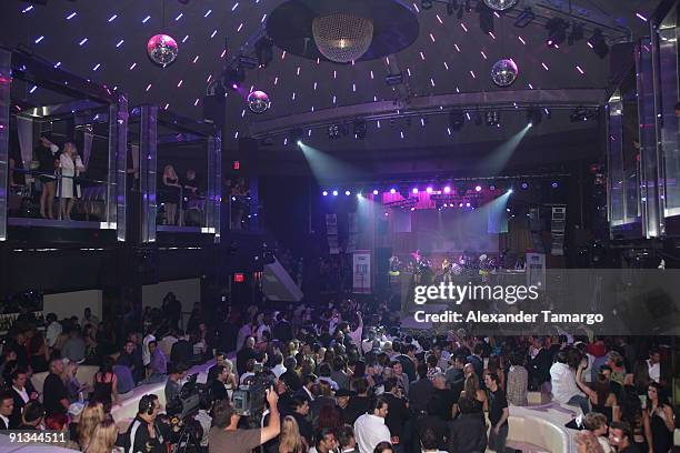 Atmosphere at Rocco Donna's 5th Anniversary celebration at LIV nightclub at Fontainebleau Miami on October 1, 2009 in Miami Beach, Florida.