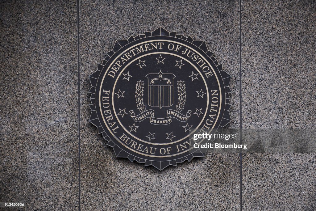 FBI Headquarters As GOP Releases Memo On Russia's Involvement In The 2016 Presidential Race
