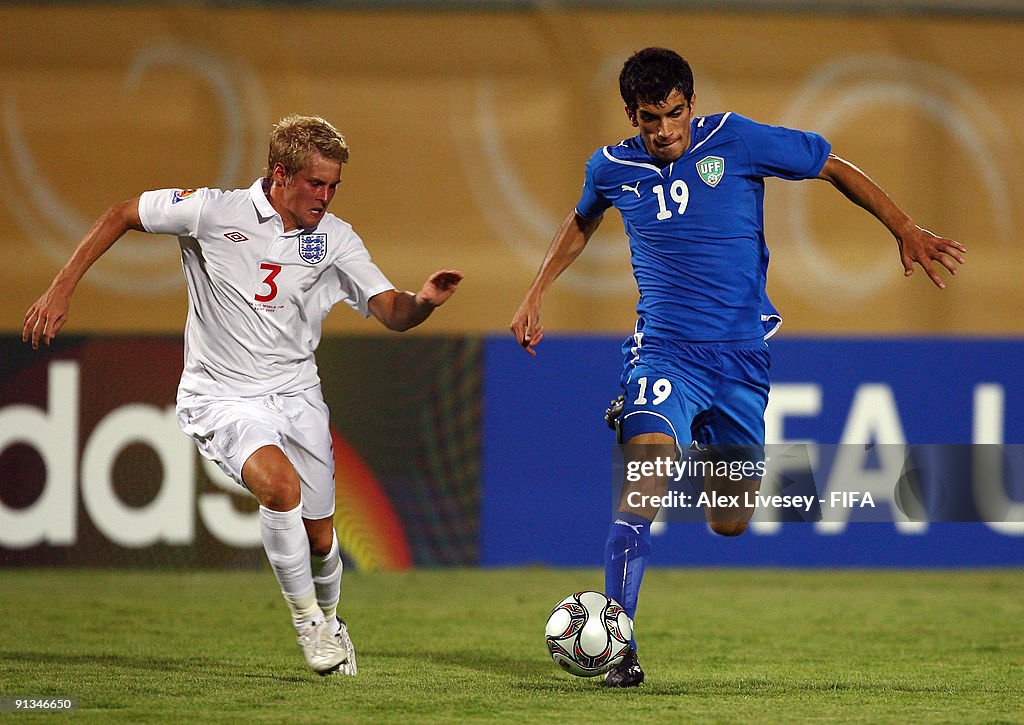 Uzbekistan v England: Group D - FIFA U20 World Cup