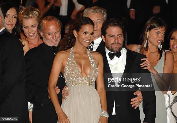 Halle Berry and Director Brett Ratner with X-Men 3 Cast Members and Guests
