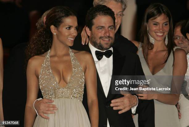Halle Berry and Director Brett Ratner and Guest