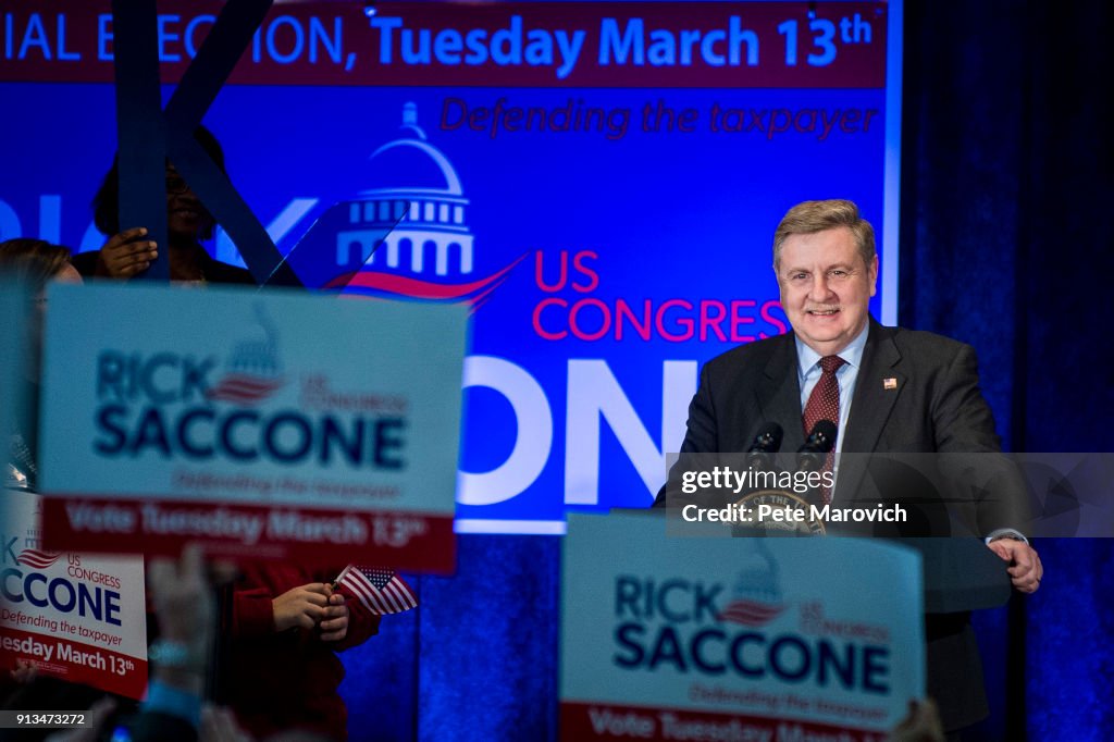 Vice President Pence Campaigns With PA Congressional Candidate Rick Saccone