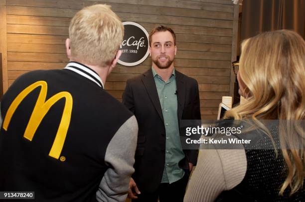 Player Adam Thielen attends the Annual Bootsy Bellows Big Game Experience with McDonalds on February 2, 2018 in Minneapolis, Minnesota.