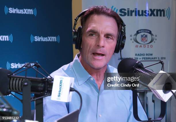 Former NFL player Doug Flutie attends SiriusXM at Super Bowl LII Radio Row at the Mall of America on February 2, 2018 in Bloomington, Minnesota.