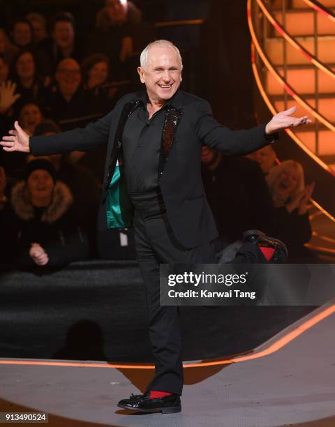 Wayne Sleep is evicted during the 2018 Celebrity Big Brother Final at Elstree Studios on February 2, 2018 in Borehamwood, England.