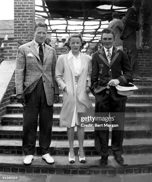 Henry Ford II, Katherine McDonnell, and Alexander M Byers in Southampton, NY c1934