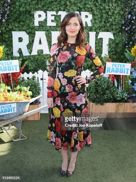 Rose Byrne attends the photo call for Columbia Pictures' "Peter Rabbit" at The London Hotel on February 2, 2018 in West Hollywood, California.