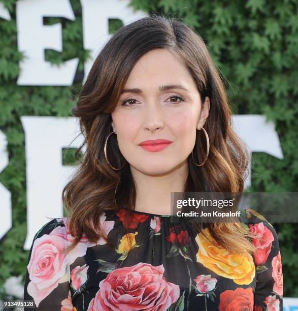 Rose Byrne attends the photo call for Columbia Pictures' "Peter Rabbit" at The London Hotel on February 2, 2018 in West Hollywood, California.