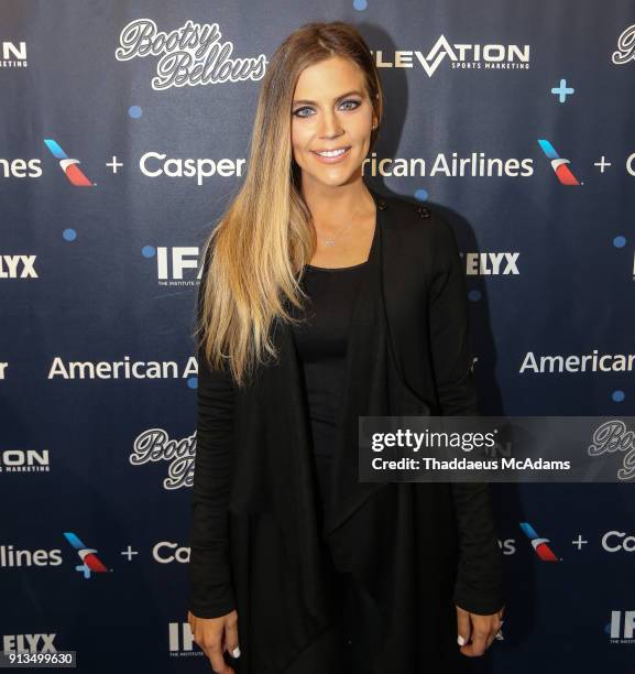 Samantha Ponder attends Inside the Game Q&A presented by IFA on February 2, 2018 in Minneapolis, Minnesota.