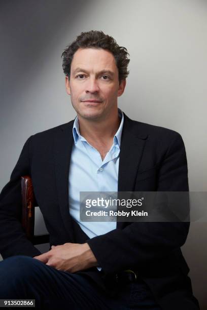 Dominic West from the film 'Colette' poses for a portrait in the YouTube x Getty Images Portrait Studio at 2018 Sundance Film Festival on January 21,...
