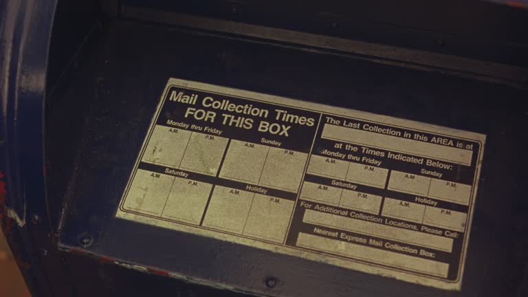 Collection Times Label 63 Mailbox Labels Stock Videos, Footage, & 4K Video Clips - Getty Images