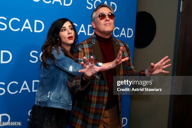 Actors Dana DeLorenzo and Bruce Campbell attend a press junket for 'Ash vs Evil Dead'' on Day 2 of the SCAD aTVfest 2018 on February 2, 2018 in...