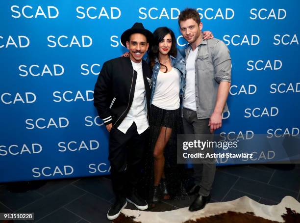 Actors Ray Santiago, Dana DeLorenzo, and Lindsay Farris attend a screening and Q&A for 'Ash vs Evil Dead'' on Day 2 of the SCAD aTVfest 2018 on...