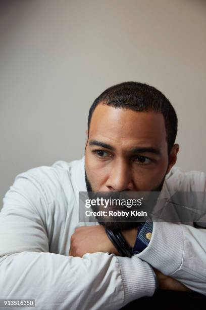 Omari Hardwick from the film 'Sorry To Bother You' poses for a portrait in the YouTube x Getty Images Portrait Studio at 2018 Sundance Film Festival...