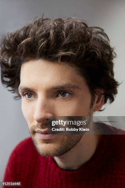 Colin Morgan from the film 'The Happy Prince' poses for a portrait in the YouTube x Getty Images Portrait Studio at 2018 Sundance Film Festival on...