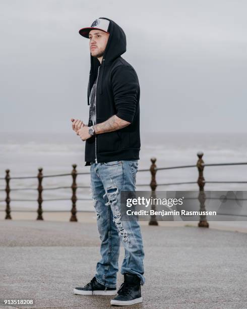 Magician Damien O'Brien poses for a portrait in Blackpool on February 20, 2016. The most talented and innovative magicians in the world are working...
