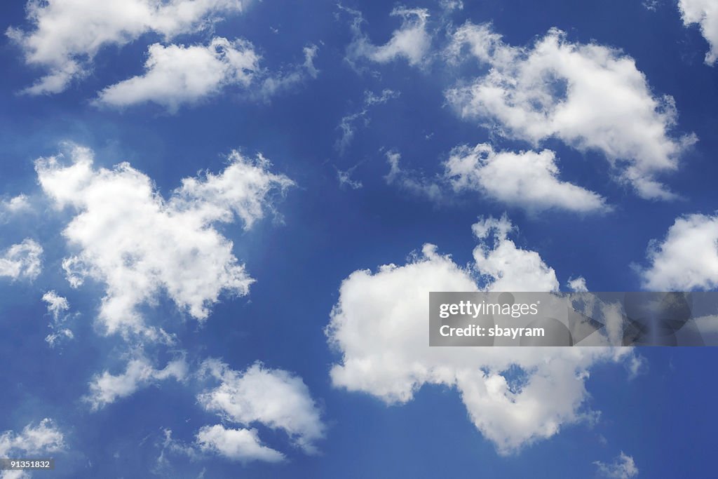 Clouds on sky