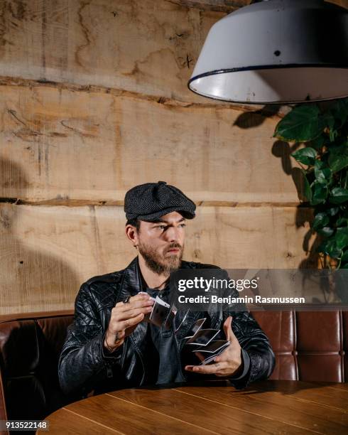 Magician Alex Pandrea poses for a portrait in Blackpool on February 20, 2016. The most talented and innovative magicians in the world are working to...