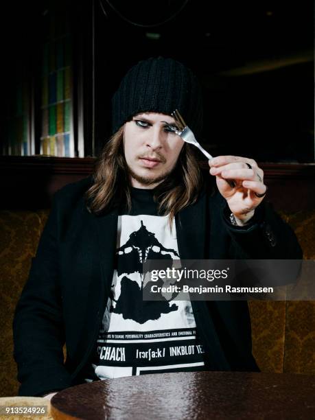 Magician Dee Christopher poses for a portrait in Blackpool on February 20, 2016. The most talented and innovative magicians in the world are working...