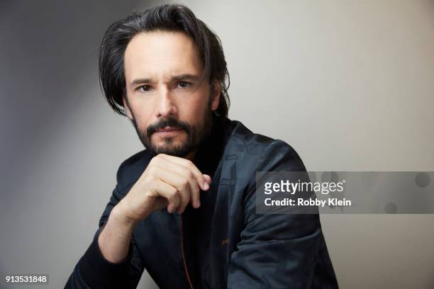 Rodrigo Barriuso from the film 'Un Traductor' poses for a portrait in the YouTube x Getty Images Portrait Studio at 2018 Sundance Film Festival on...