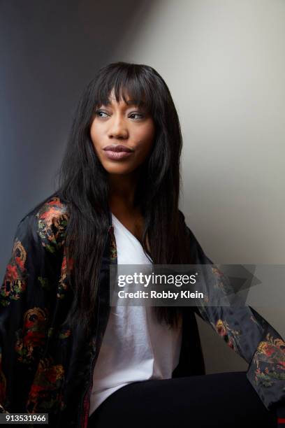 Tahira 'Tee Tee' Francis from 'Growing Up Hip Hop' poses for a portrait in the YouTube x Getty Images Portrait Studio at 2018 Sundance Film Festival...