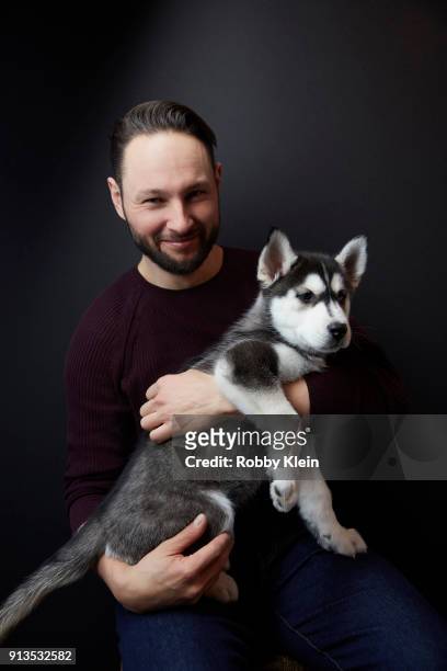 Filmmaker Alexandre Espigares from the film 'White Fang' poses for a portrait in the YouTube x Getty Images Portrait Studio at 2018 Sundance Film...