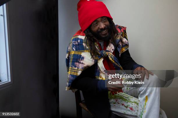 Everaldo Creary from the film 'Yardie' pose for a portrait in the YouTube x Getty Images Portrait Studio at 2018 Sundance Film Festival on January...