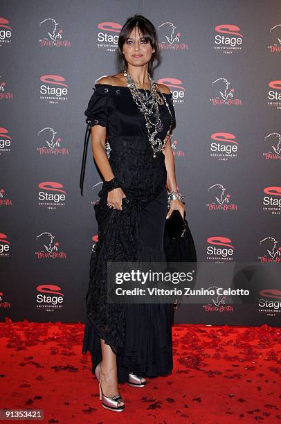 Rosita Celentano attends La Bella E La Bestia Red Carpet held at Teatro Nazionale on October 2, 2009 in Milan, Italy.