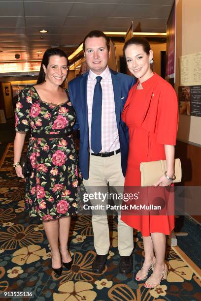 Caroline Rafferty, Nick Rafferty and Alissandra Aronow attend Susan G. Komen presents the 8th Annual Perfect Pink Party on Bahamas Paradise Cruise...