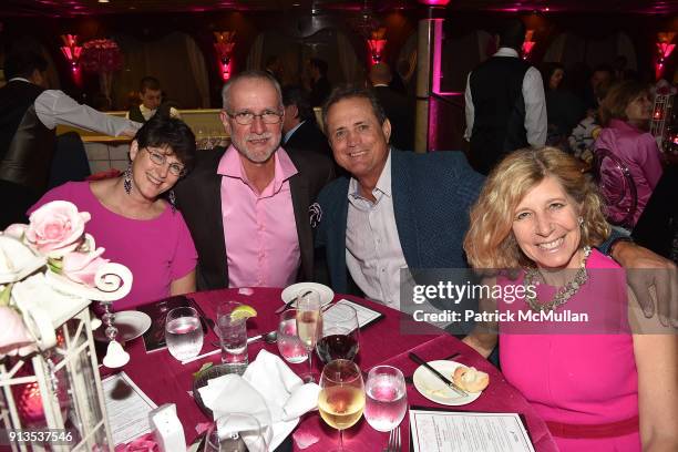 Karen Treloar, Tom Treloar, Peiter Coetzee and Ruchel Coetzee attend Susan G. Komen presents the 8th Annual Perfect Pink Party on Bahamas Paradise...