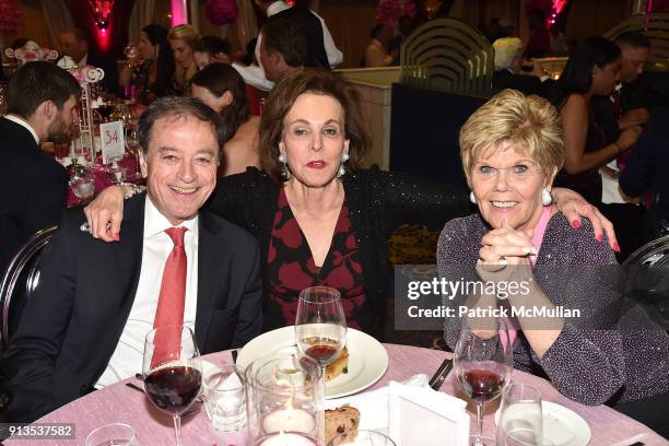 Andras Simonyi, Gale Nessel and Anita Mitchell attends Susan G. Komen presents the 8th Annual Perfect Pink Party on Bahamas Paradise Cruise Line -...