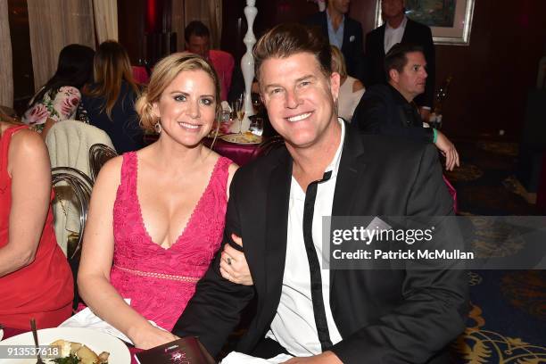 Jessie Julian and Jason Shinn attend Susan G. Komen presents the 8th Annual Perfect Pink Party on Bahamas Paradise Cruise Line - The Grand...