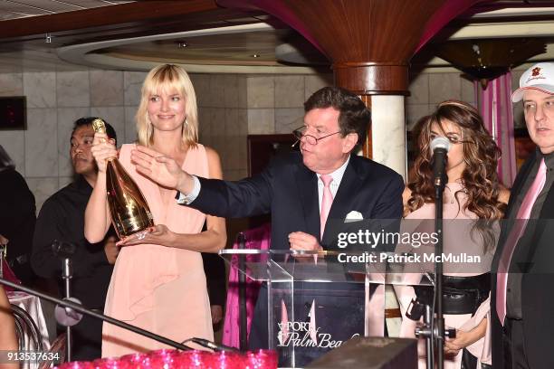 Eugenia Kuzmina and Tom Quick attend Susan G. Komen presents the 8th Annual Perfect Pink Party on Bahamas Paradise Cruise Line - The Grand...