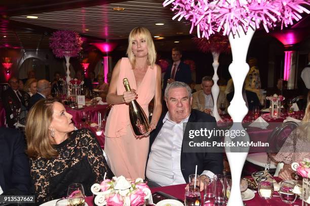 Eugenia Kuzmina and Ira Harris attend Susan G. Komen presents the 8th Annual Perfect Pink Party on Bahamas Paradise Cruise Line - The Grand...