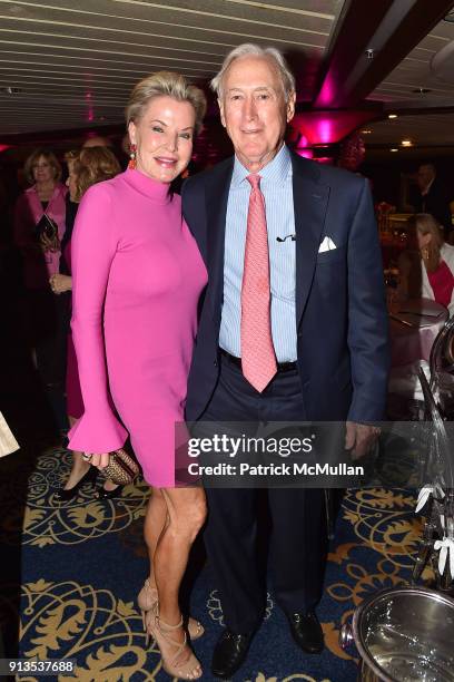Terry Lorenz and Donald Smith attend Susan G. Komen presents the 8th Annual Perfect Pink Party on Bahamas Paradise Cruise Line - The Grand...