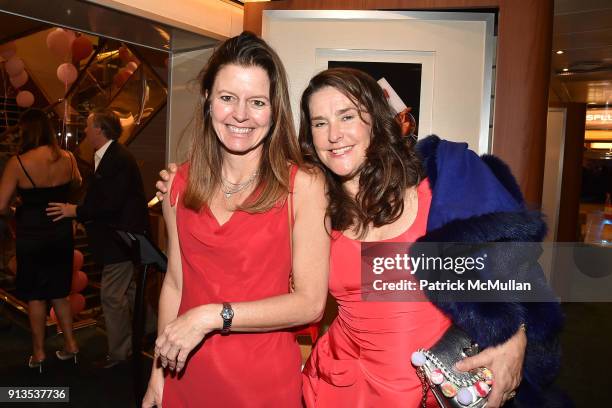Kelly Canavan and Cheryl McKee attend Susan G. Komen presents the 8th Annual Perfect Pink Party on Bahamas Paradise Cruise Line - The Grand...