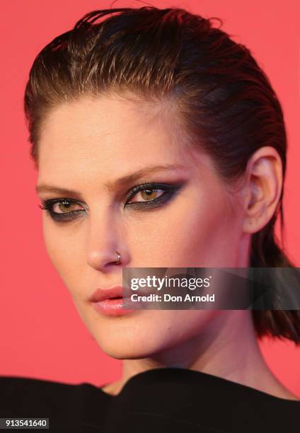 Catherine McNeil attends the inaugural Museum of Applied Arts and Sciences Centre for Fashion Bal at Powerhouse Museum on February 1, 2018 in Sydney,...