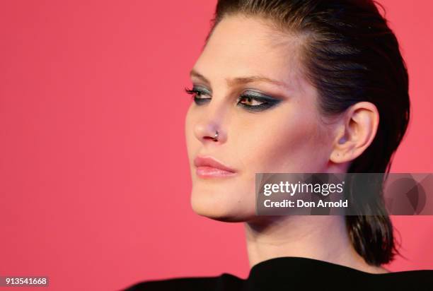 Catherine McNeil attends the inaugural Museum of Applied Arts and Sciences Centre for Fashion Bal at Powerhouse Museum on February 1, 2018 in Sydney,...