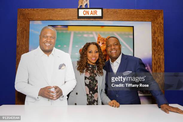 Holly Robinson Peete and Rodney Peete attend Kitten Bowl Live Presented by Hallmark Channel at Super Bowl Live on February 2, 2018 in Minneapolis,...