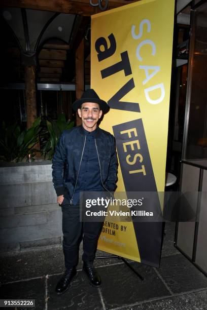 Actor Ray Santiago attends the SCAD aTVfest 2018 x EW Party at Lure on February 2, 2018 in Atlanta, Georgia.